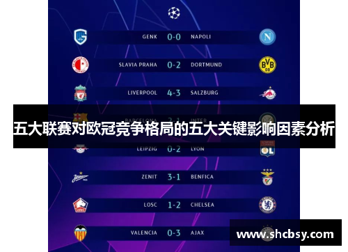 五大联赛对欧冠竞争格局的五大关键影响因素分析